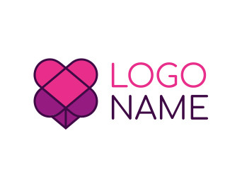 Projektowanie logo dla firm online Heart Box